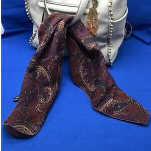 Symphony Scarfs Jewel Tone Paisley Scarf